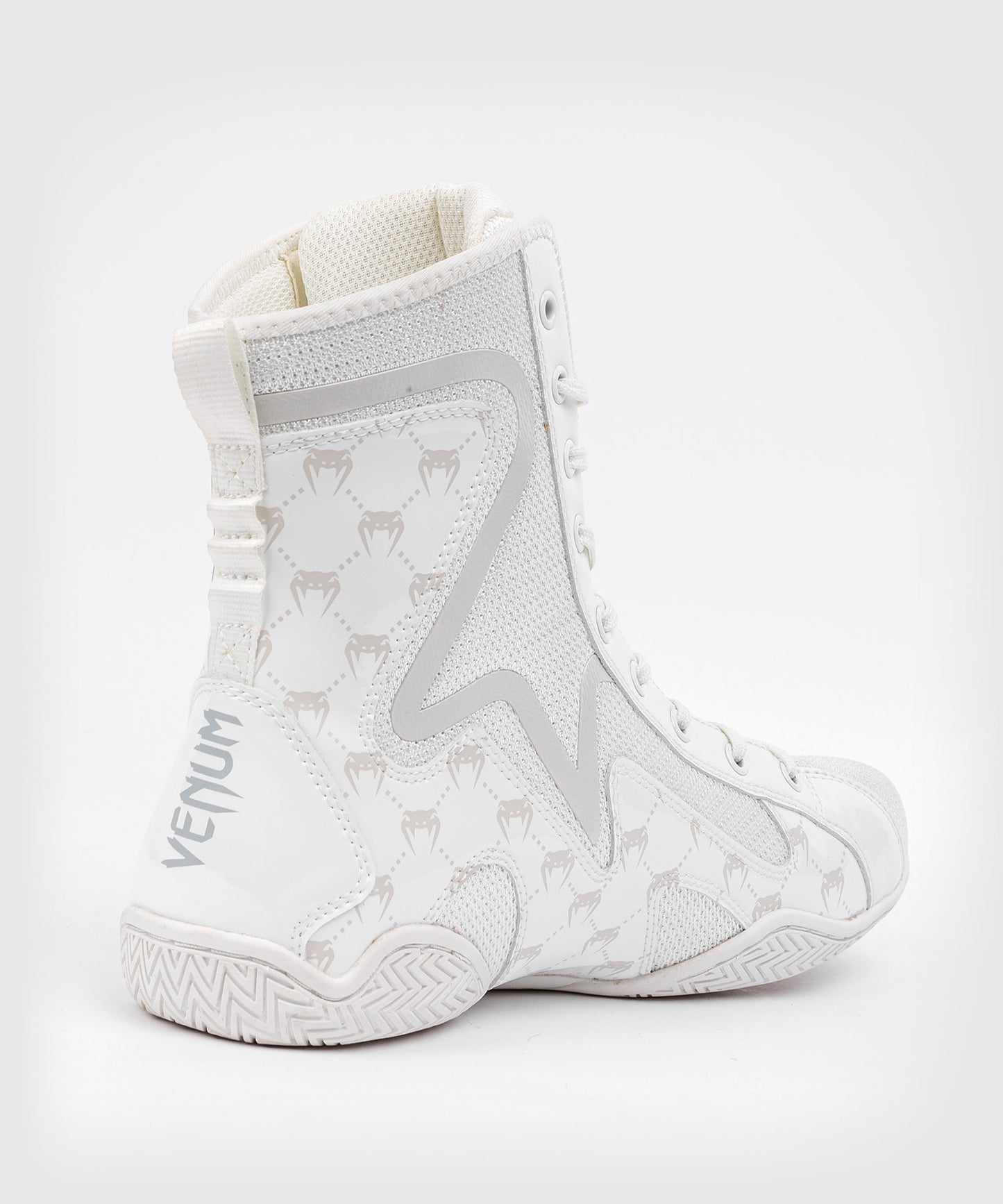 Venum Elite Evo Monogram Boxing Shoes - White/Off-White