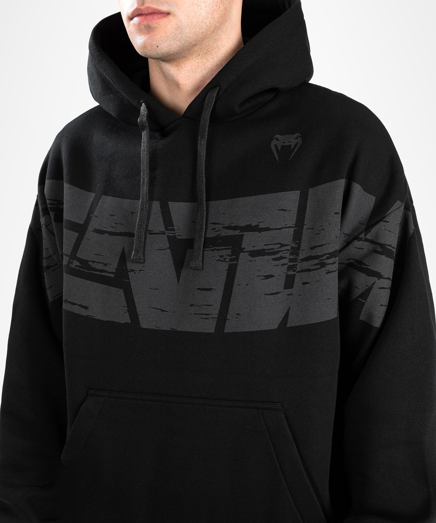 VENUM CONNECT XL HOODIE OVERSIZE FIT BLACK Venum Asia