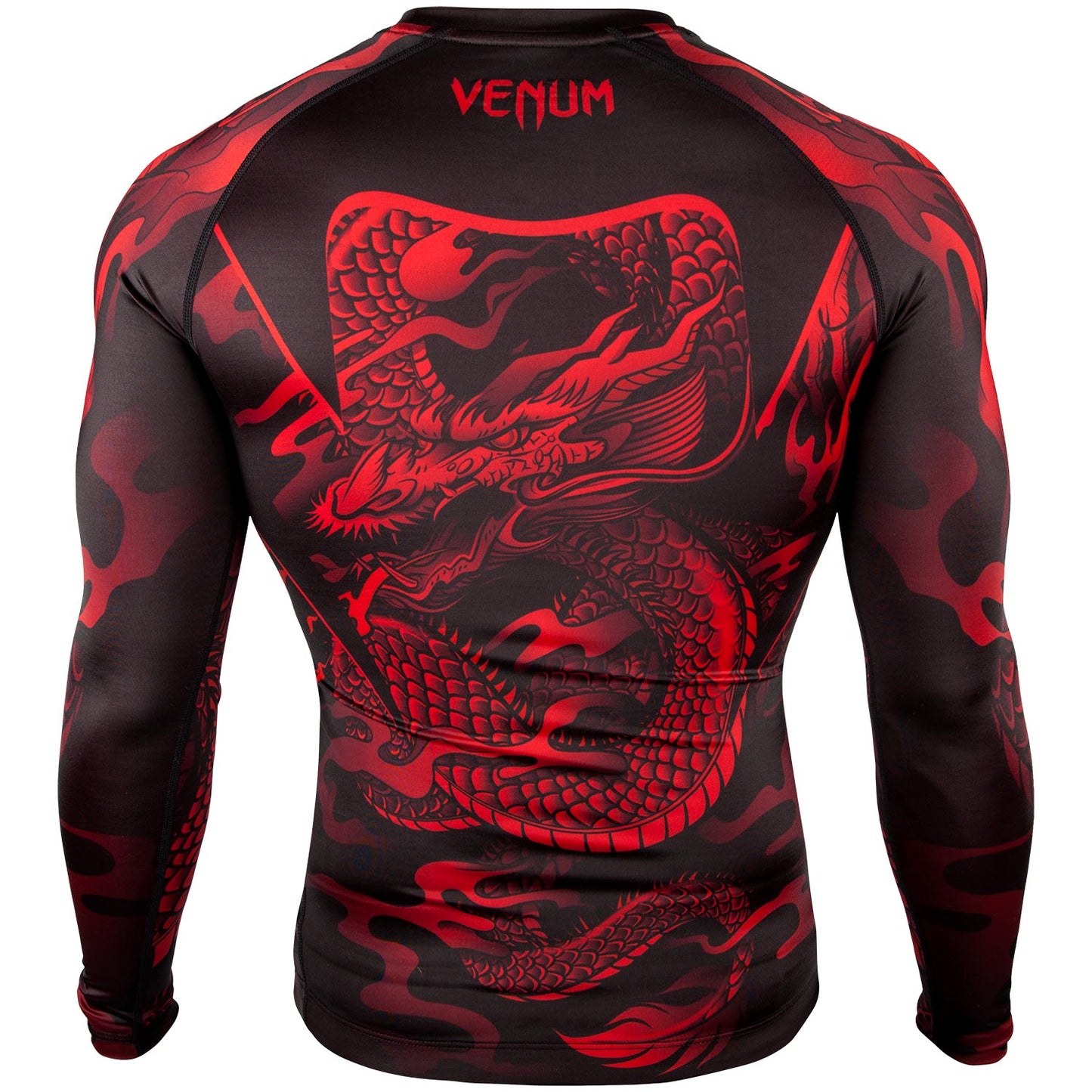 Venum Dragon's Flight Rashguard - Long Sleeves - Black/Red