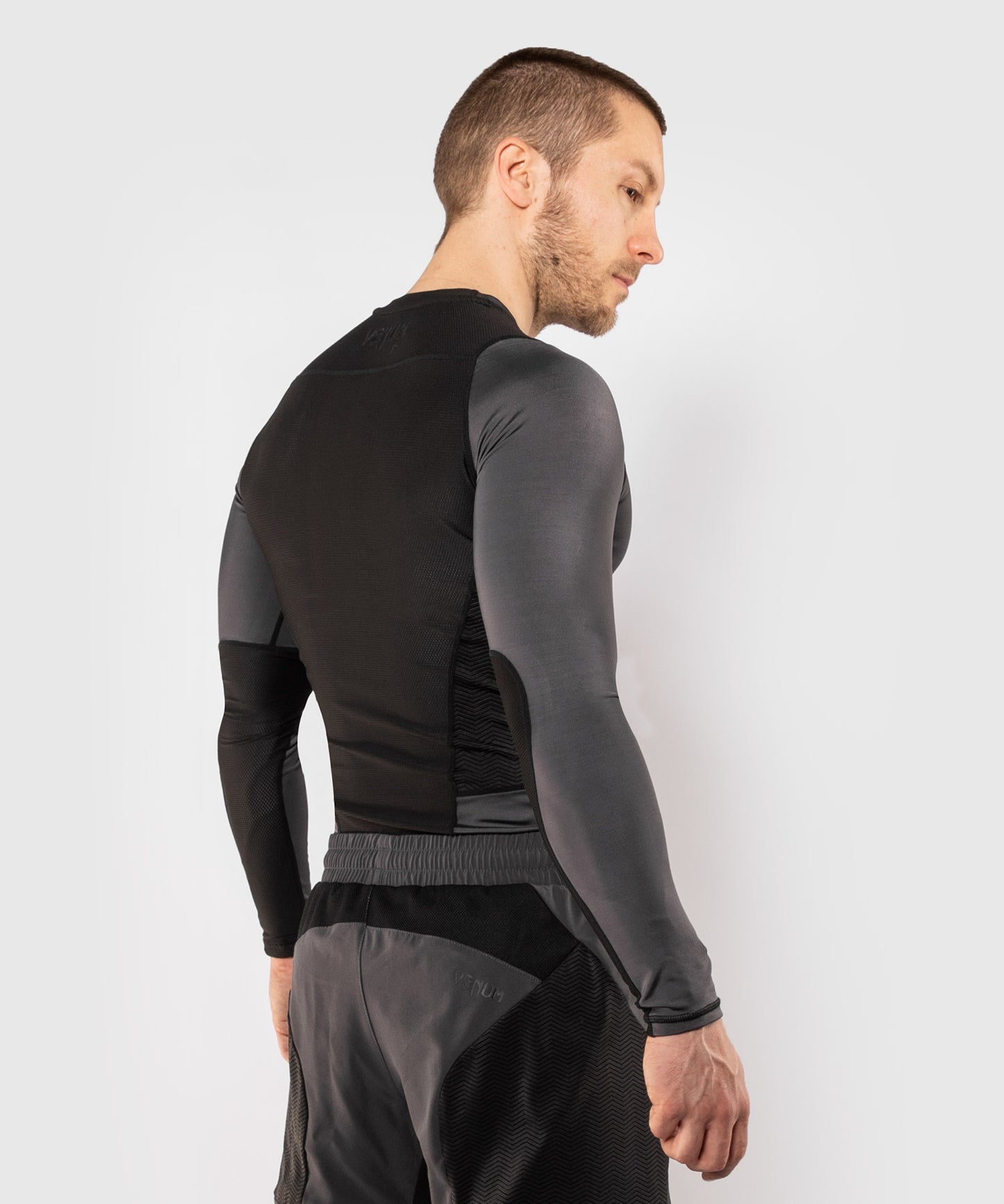 Venum G-Fit Rashguard - Long Sleeves - Grey/Black
