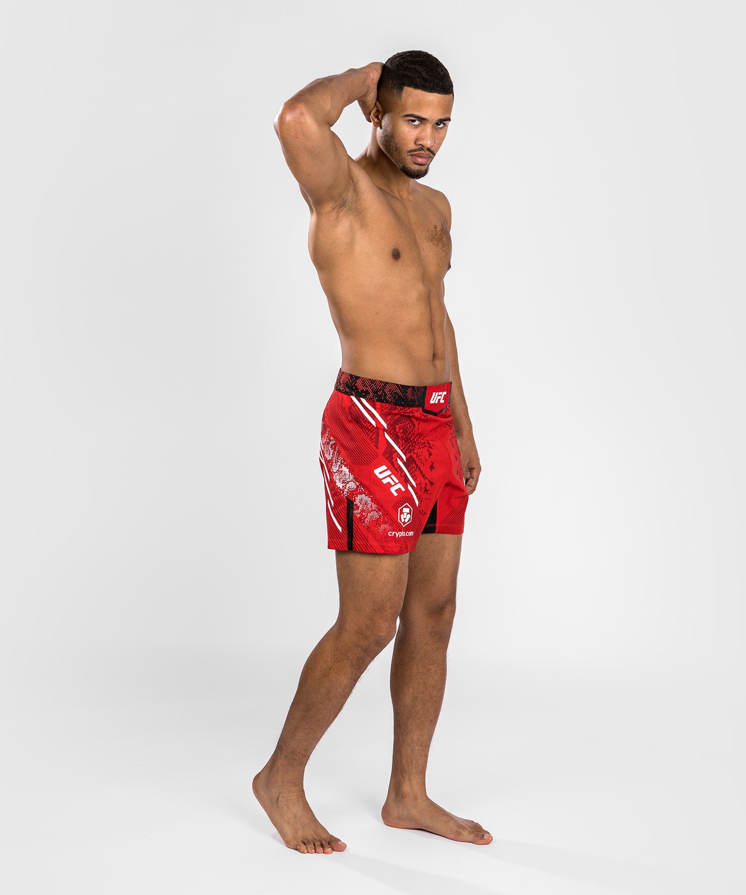 UFC Adrenaline by Venum Authentic Fight Night Men's Fight Short - Short Fit  - Red