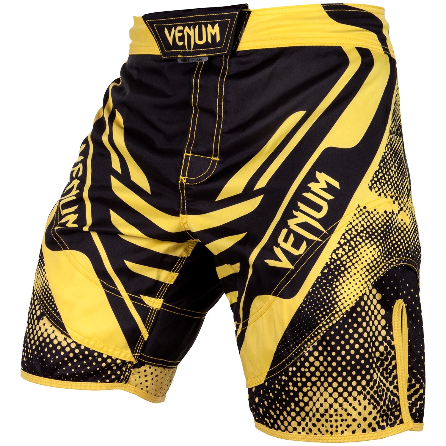 Venum Technical Fightshorts - Black/Yellow - Venum Asia