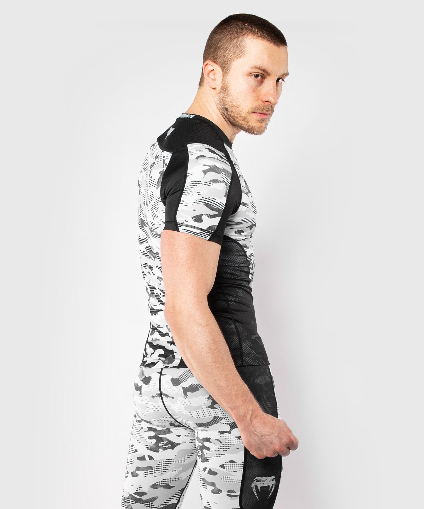 Venum Defender Short Sleeve Rashguard - Urban Camo