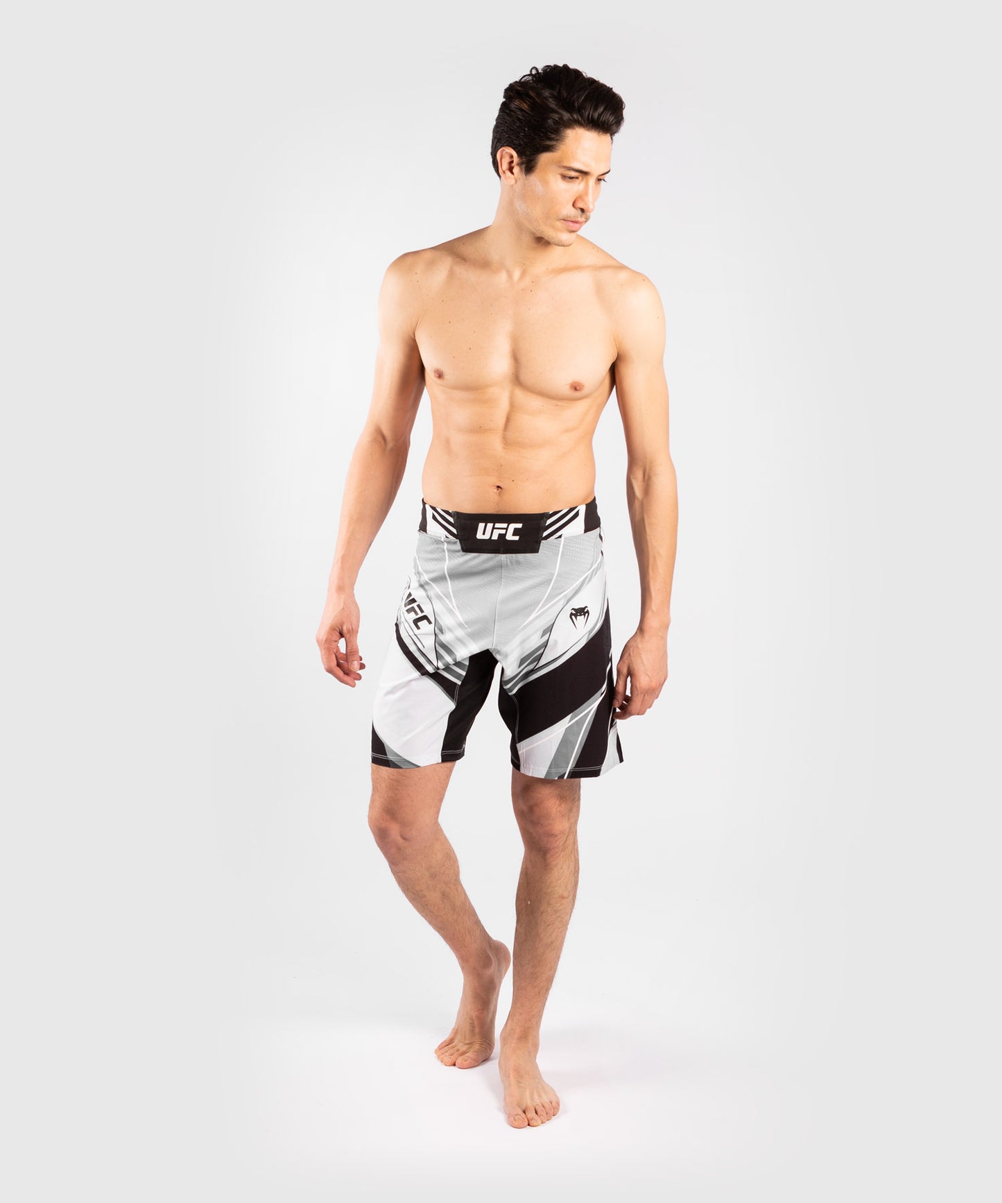 UFC Venum Authentic Fight Night Men's Shorts - Long Fit - White