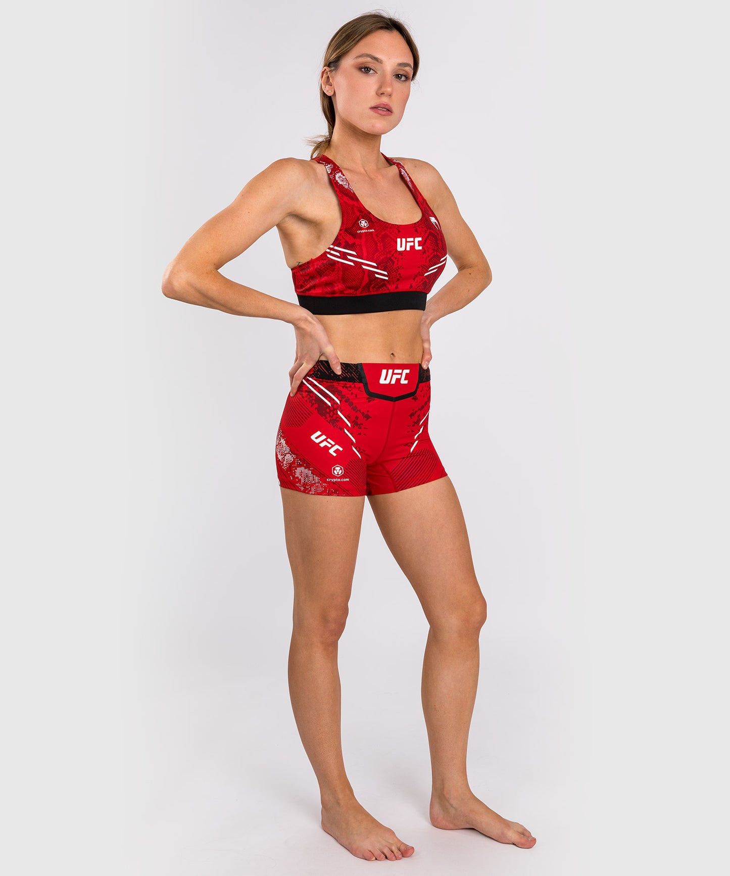 UFC Adrenaline by Venum Authentic Fight Night Women’s Vale Tudo Short - Short Fit - Red