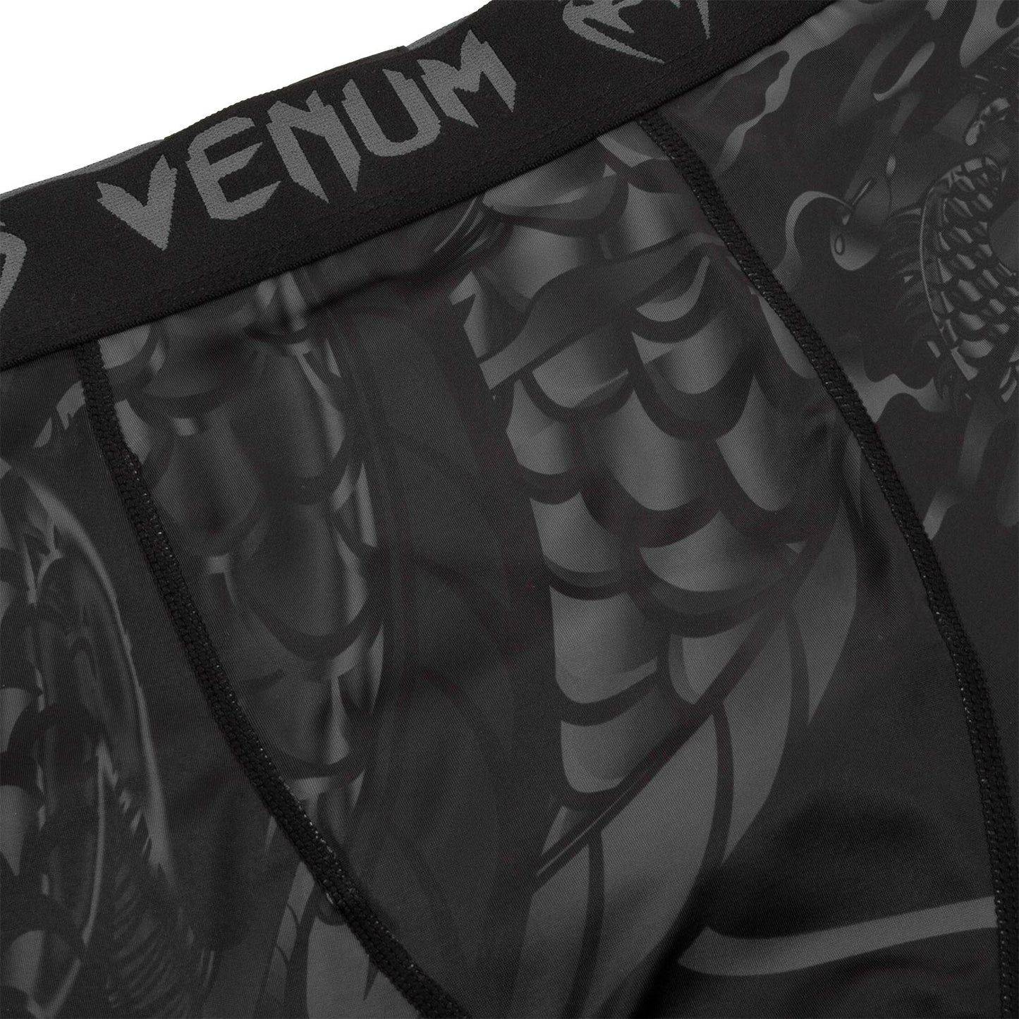 Venum Dragon's Flight Compression Shorts - Black/Black