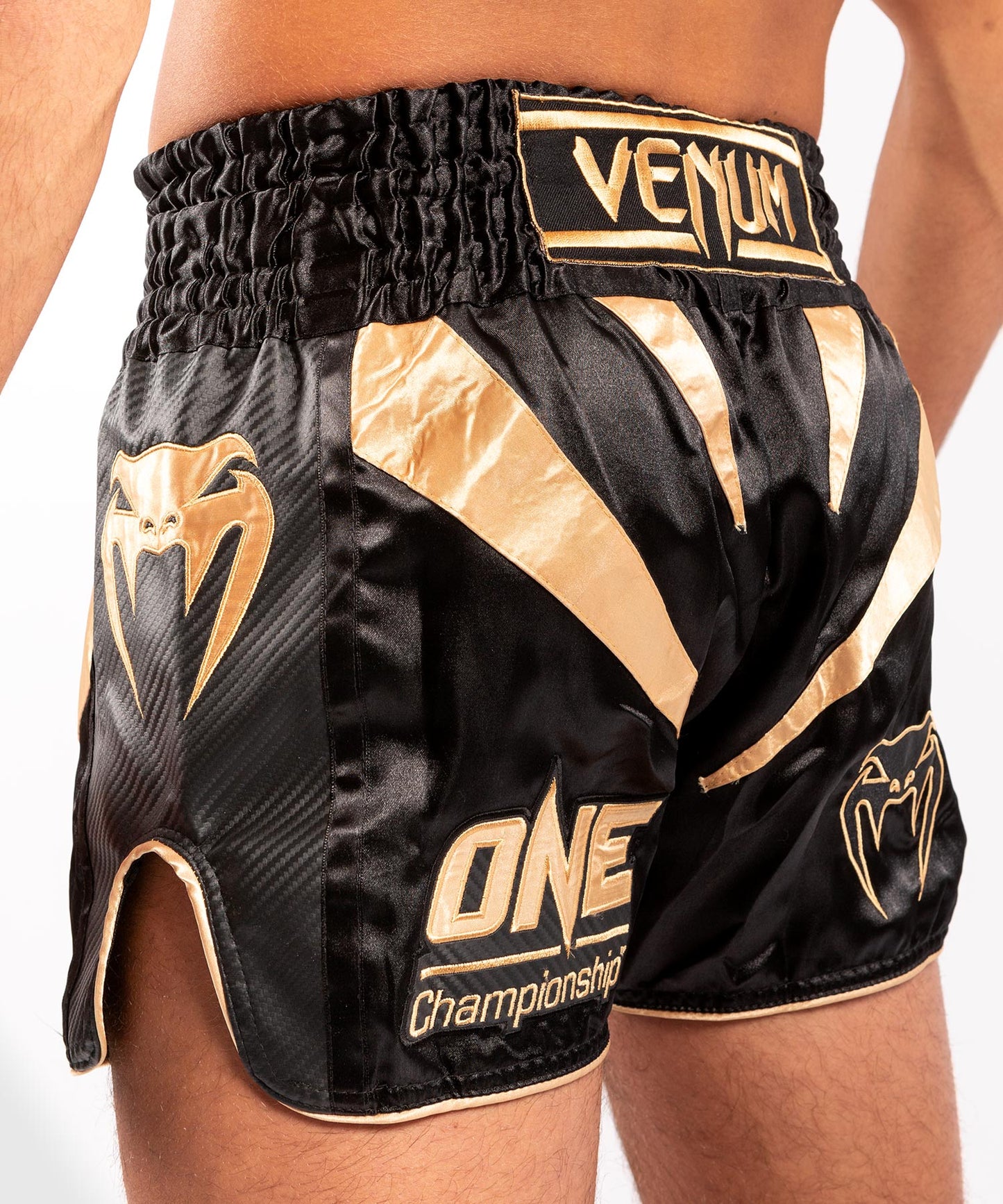 Venum x ONE FC Muay Thai Shorts - Black/Gold