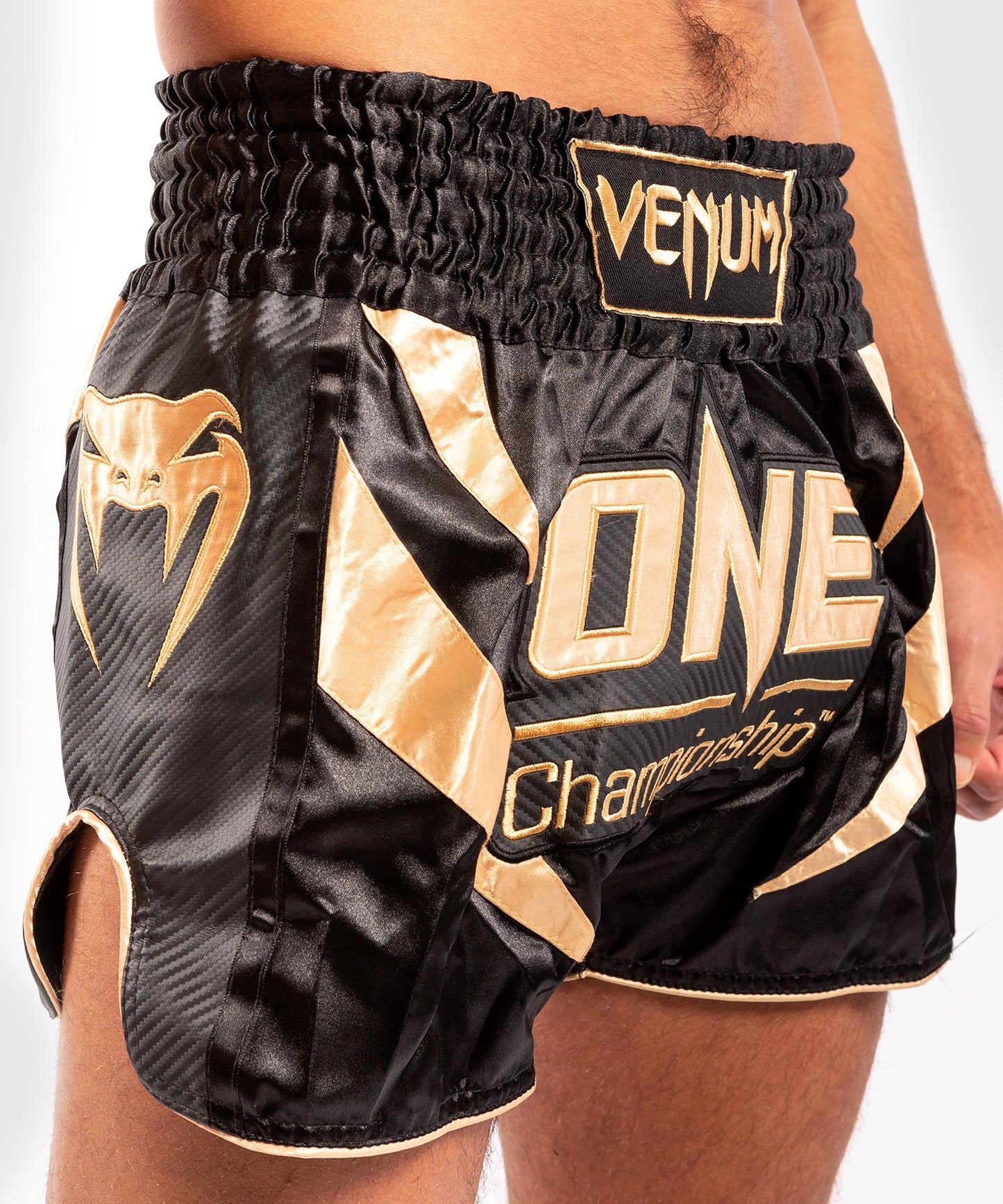 Venum x ONE FC Muay Thai Shorts - Black/Gold