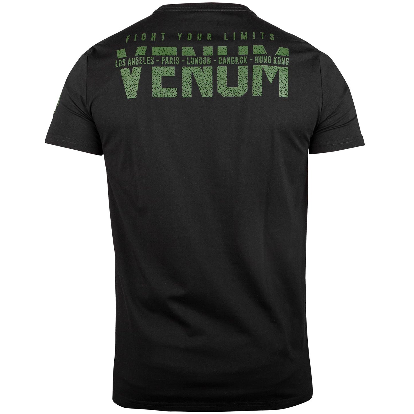 Venum Signature T-shirt - Short Sleeves - Black/Khaki - Exclusive
