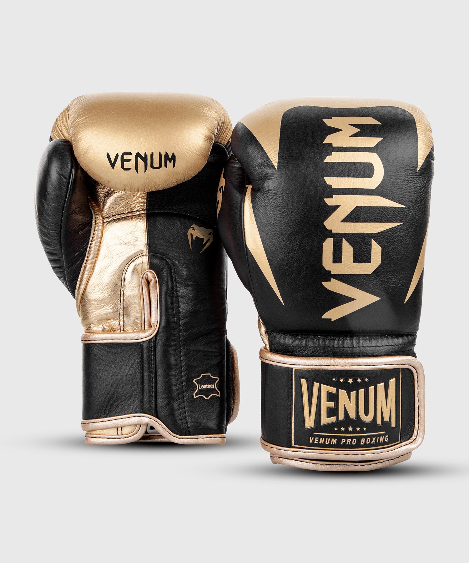 Venum Hammer Pro Boxing Gloves Velcro Black/Gold Venum Asia