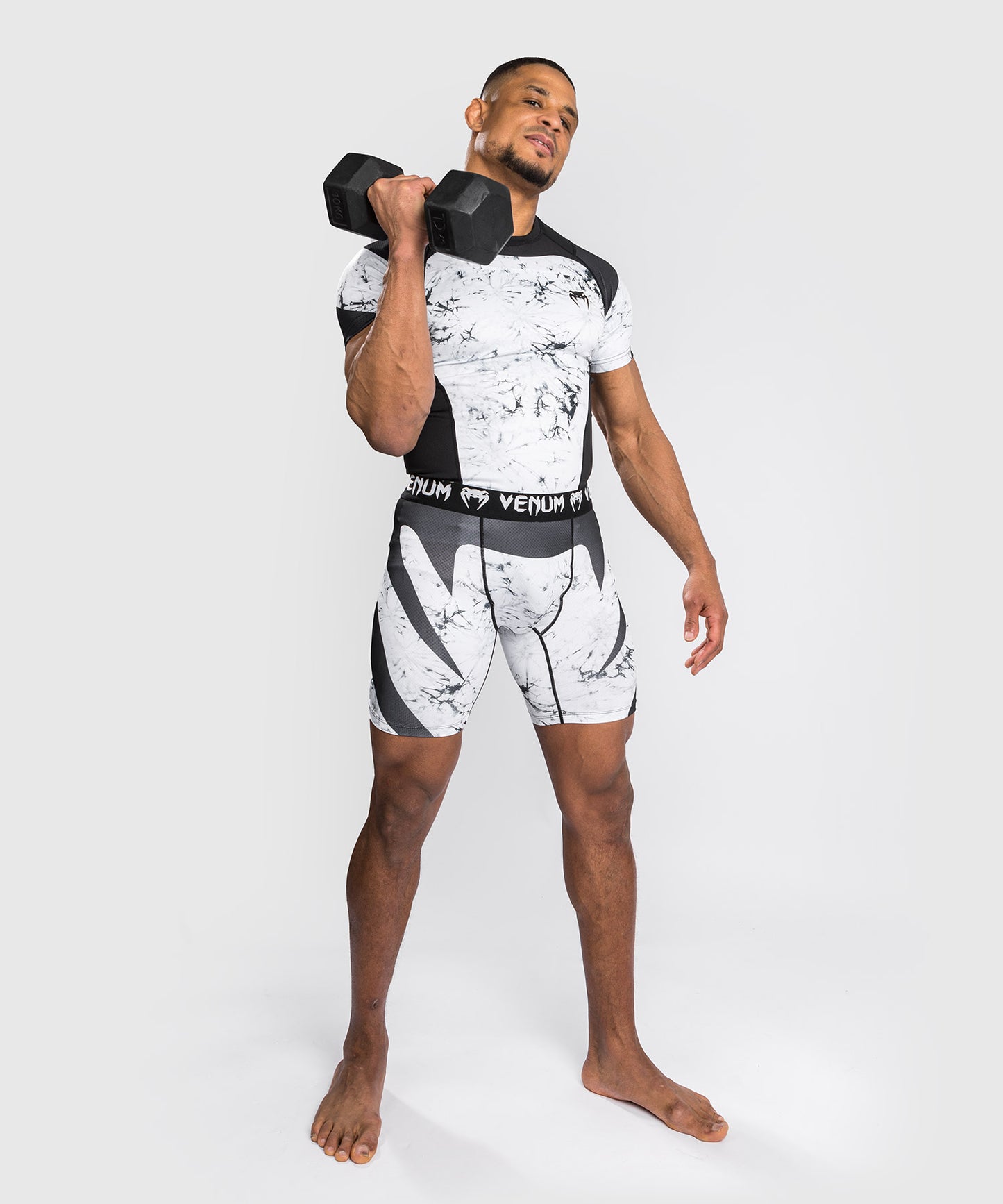 Venum G-Fit Marble Rashguard - Short Sleeves - Marble