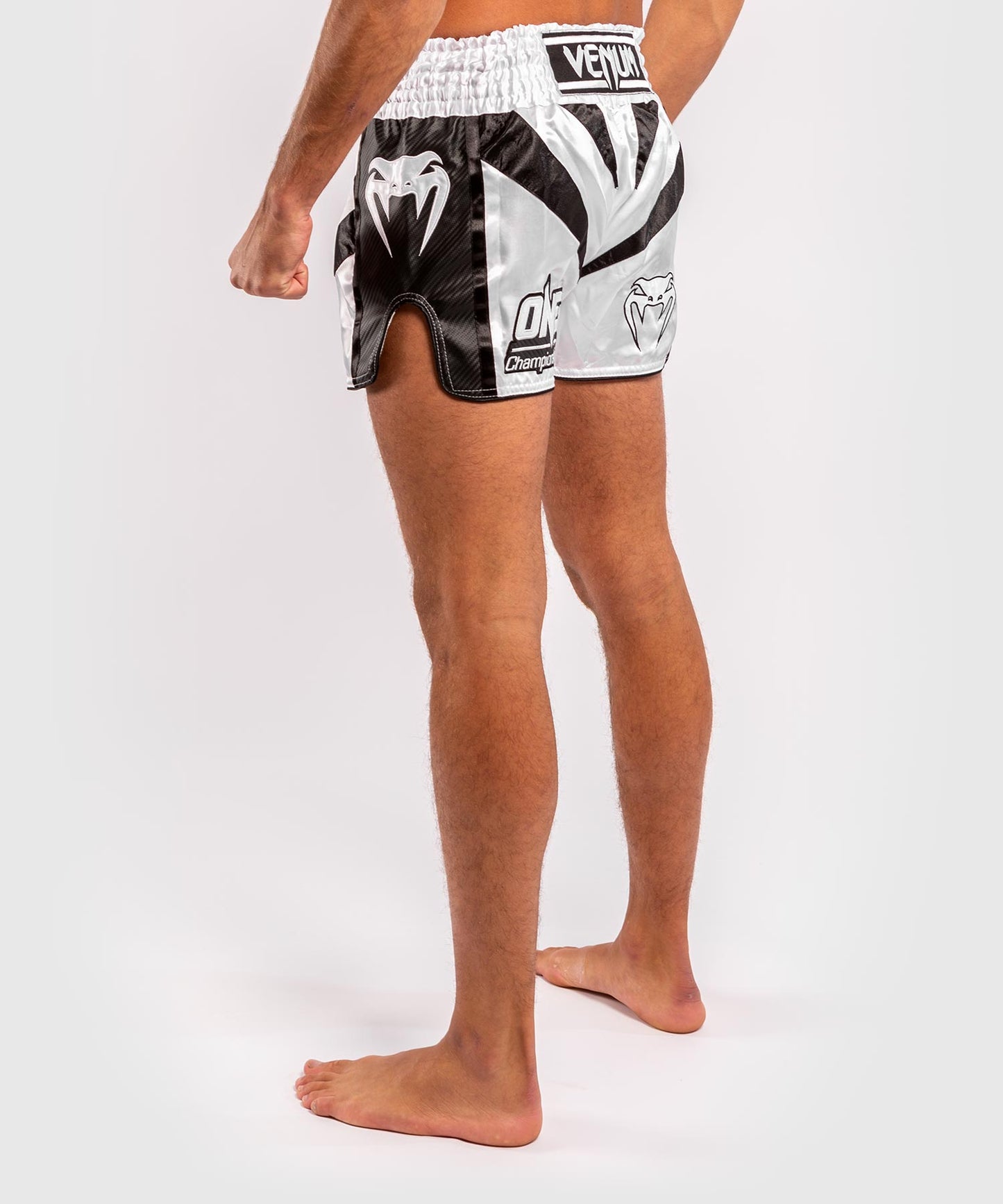 Venum x ONE FC Muay Thai Shorts - White/Black