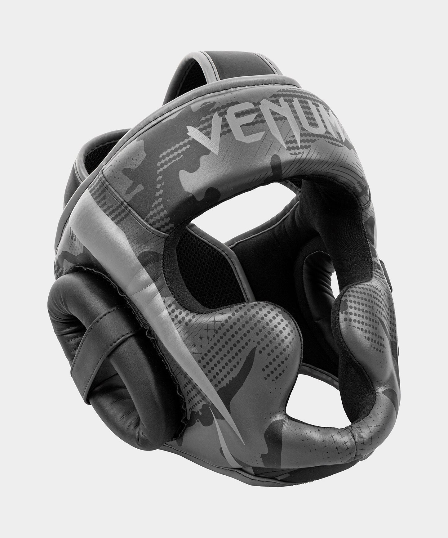 Venum Elite Boxing Headgear - Black/Dark camo