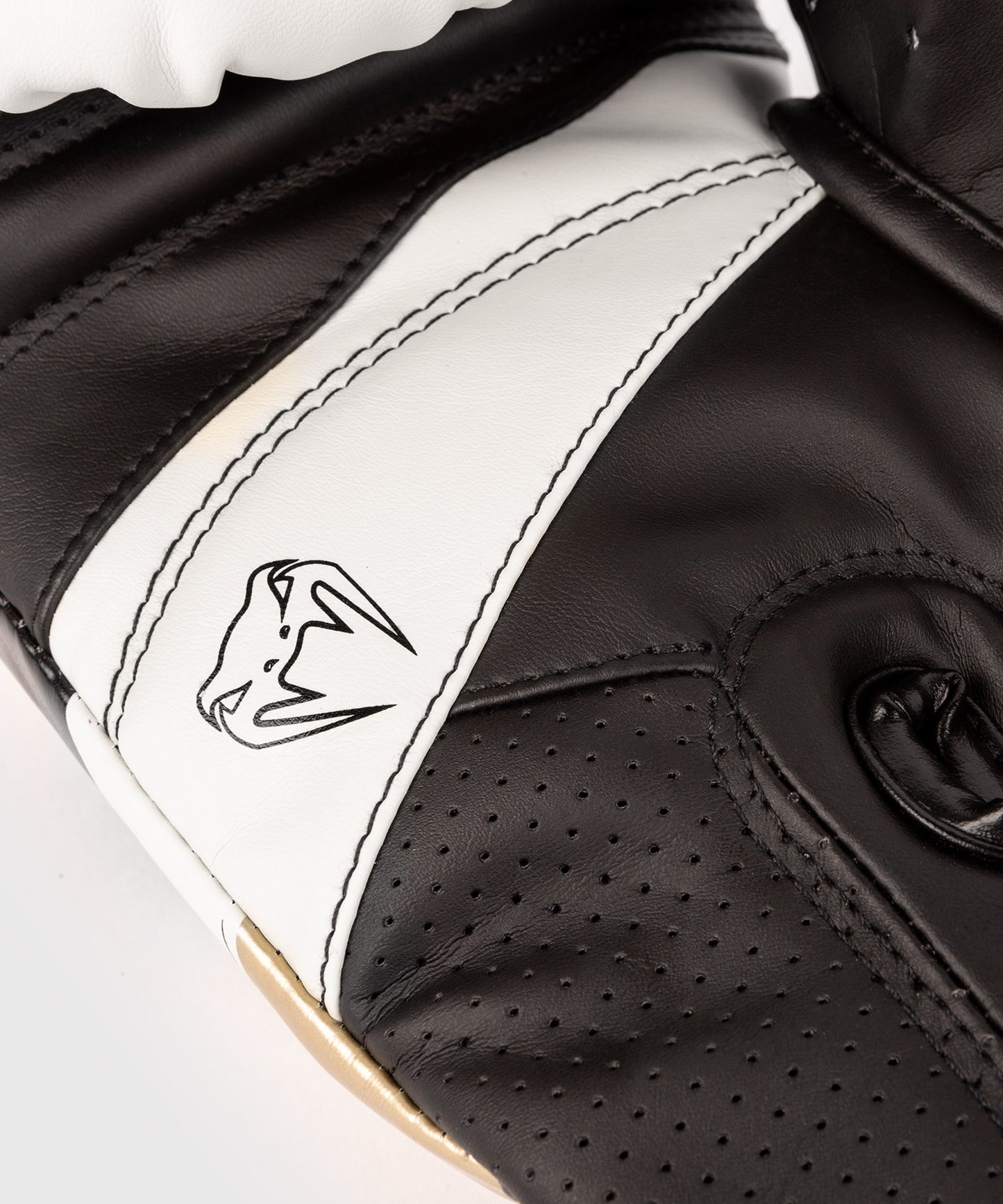 Venum Elite Evo Boxing Gloves - White/Gold