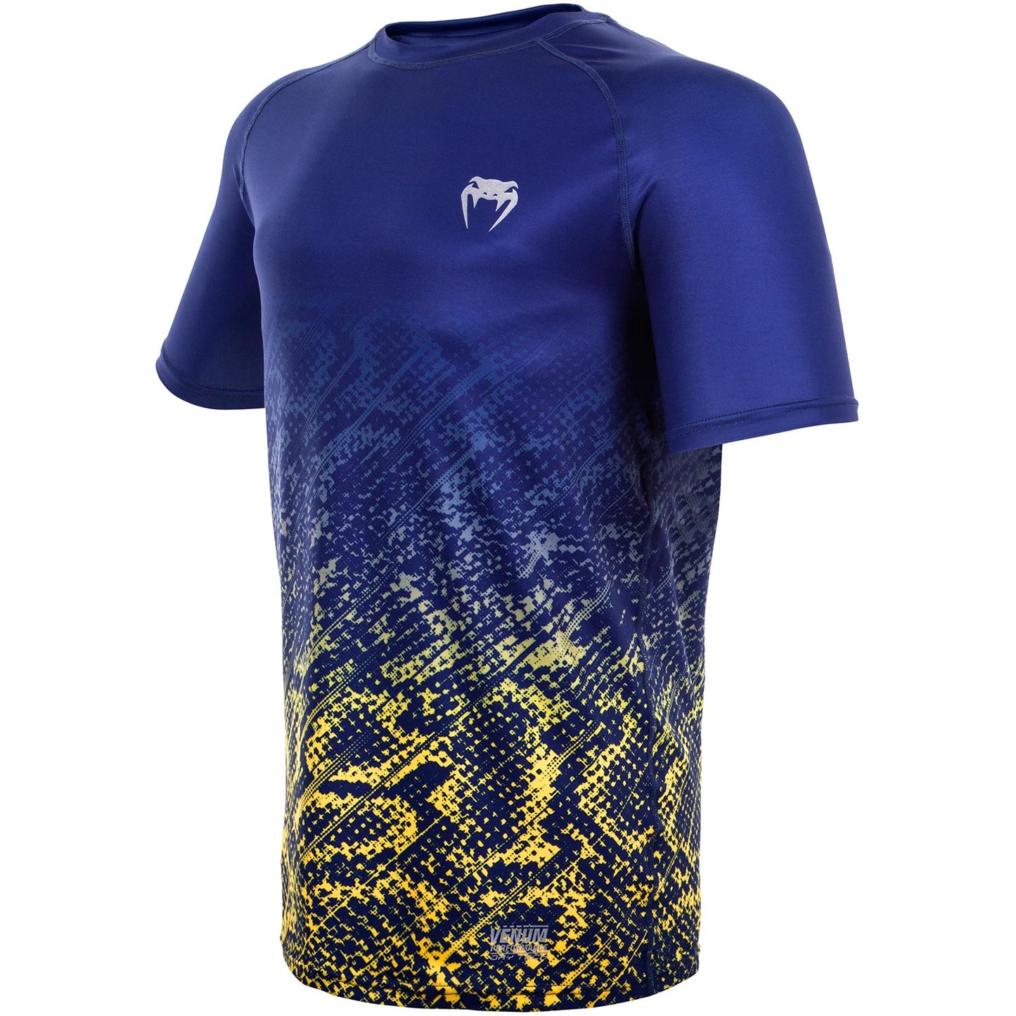 Venum Tropical Dry Tech T-Shirt - Blue/Yellow