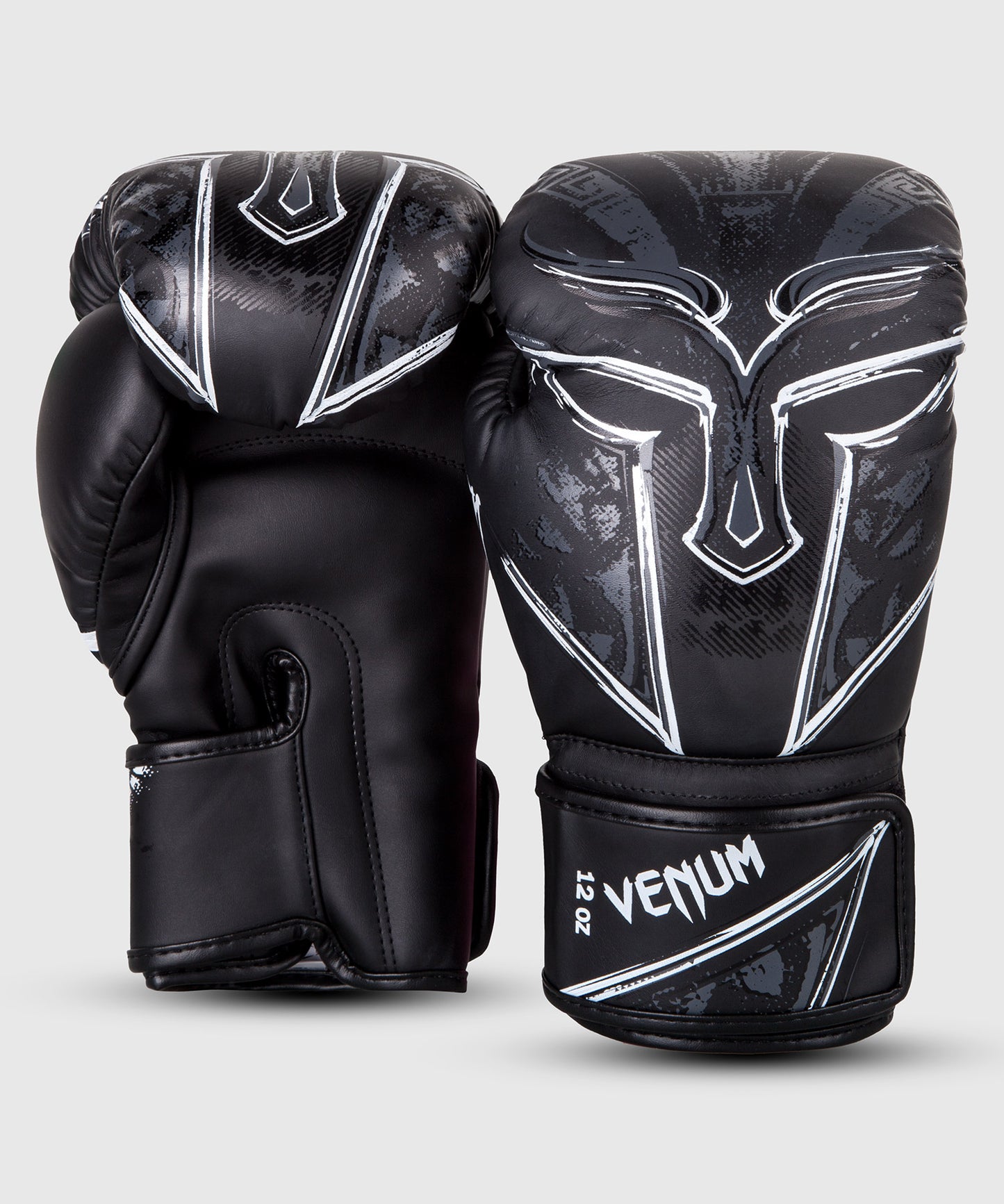 Gants MMA Venum gladiateur 3.0, gants MMA-noir/blanc en cuir PU noir pour  sparryngs, entraînement au combat - AliExpress
