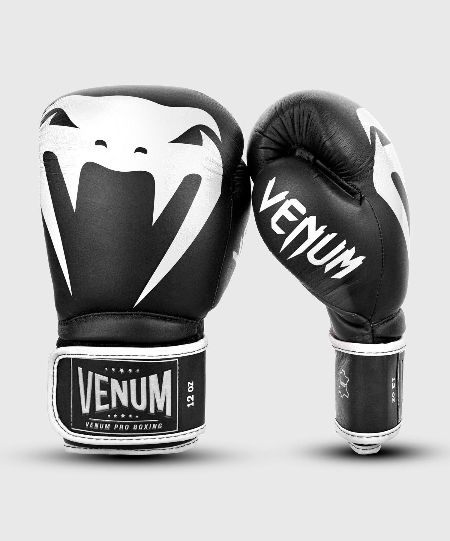 Venum Giant 2.0 Pro Boxing Gloves Velcro - Black/White - Venum Asia