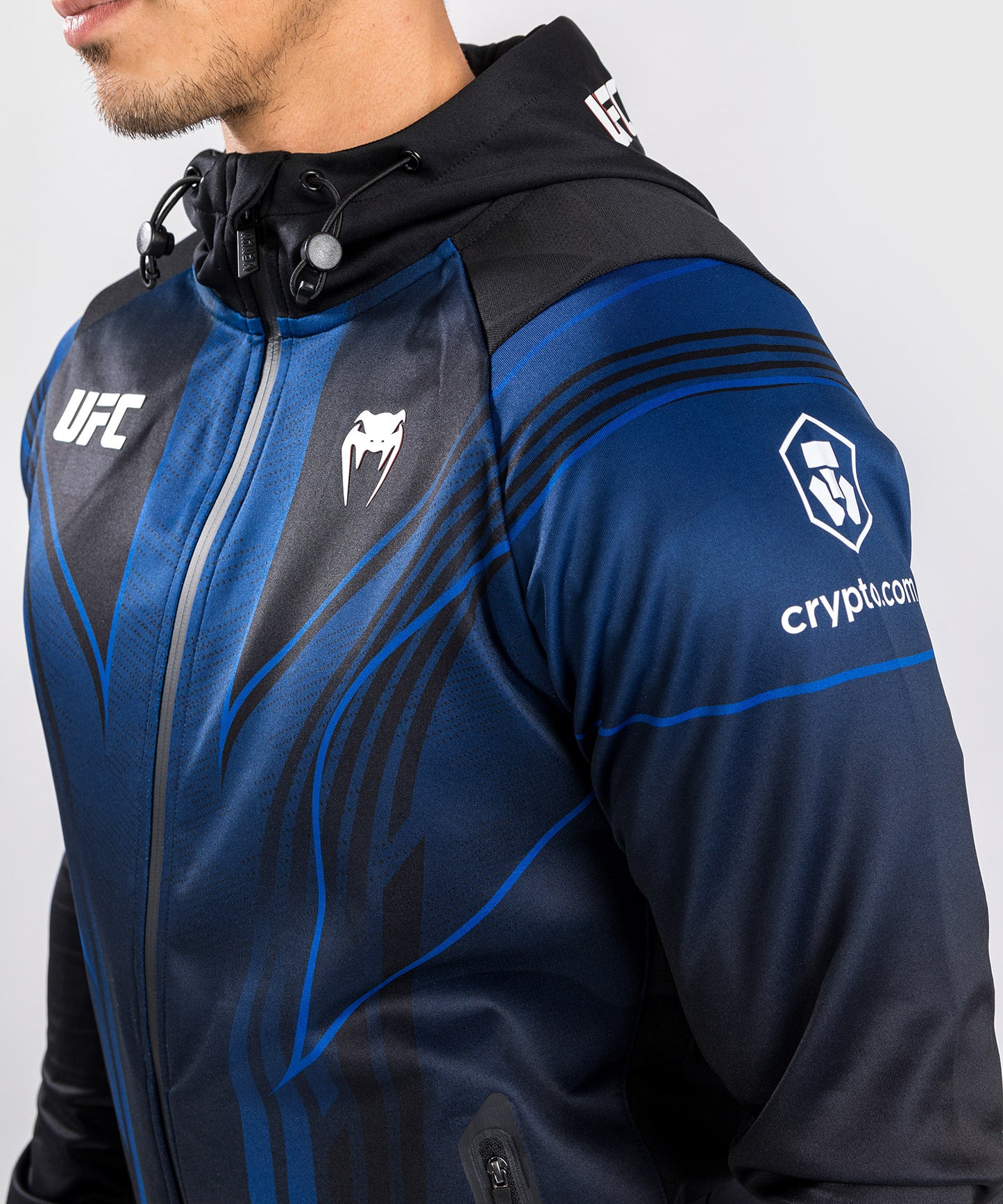 UFC AUTHENTIC FIGHT NIGHT 2.0 KIT BY VENUM MEN'S WALKOUT HOODIE - Midnight Edition