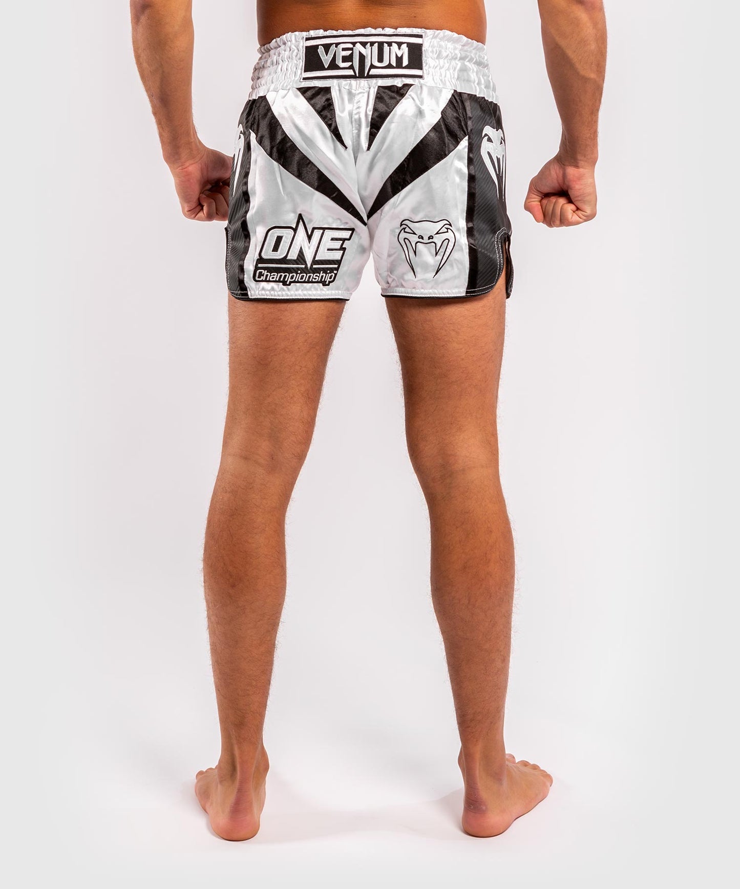 Venum x ONE FC Muay Thai Shorts - White/Black