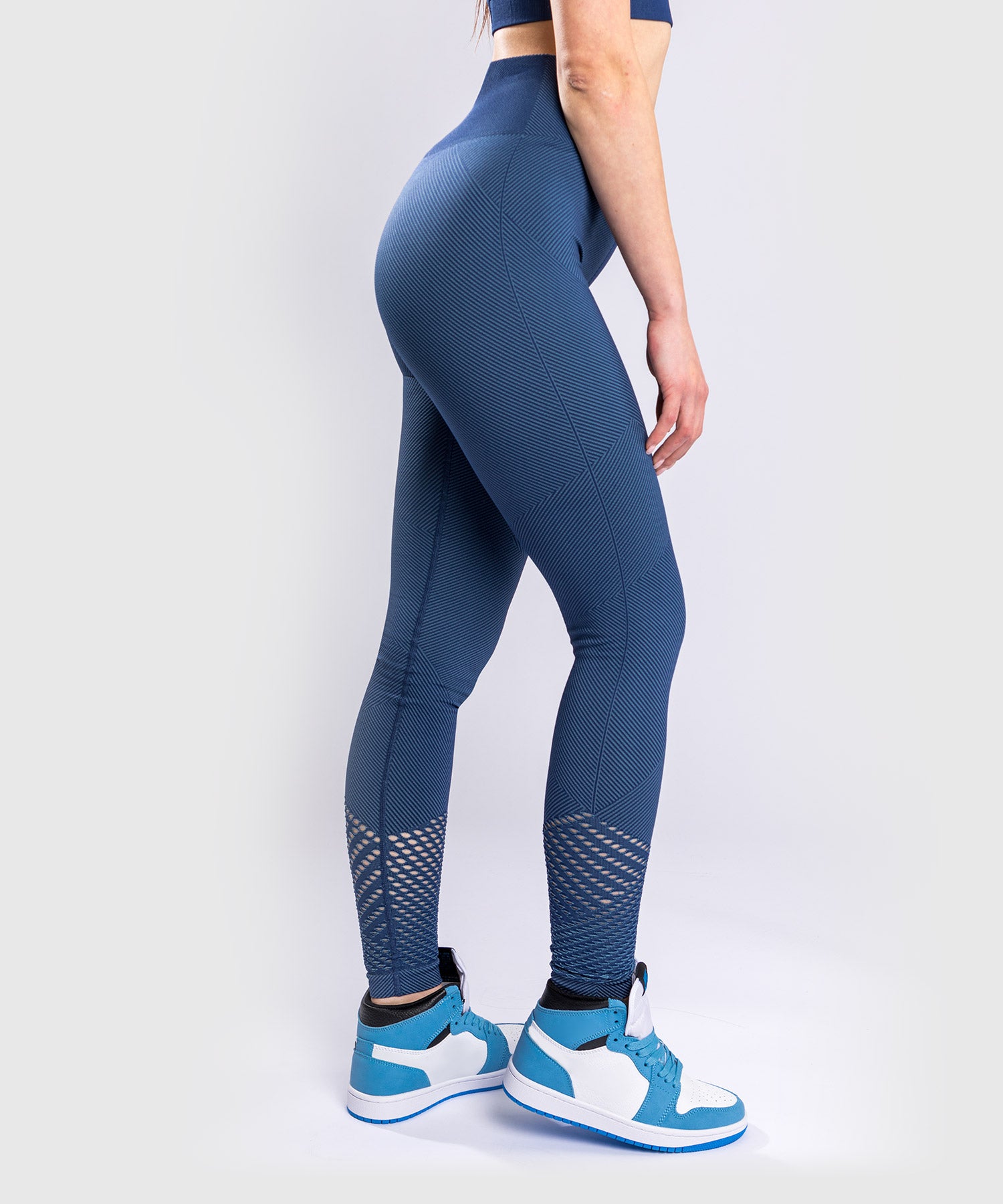Venum Sparring Seamless Leggings - For Women - Navy Blue - Venum Asia