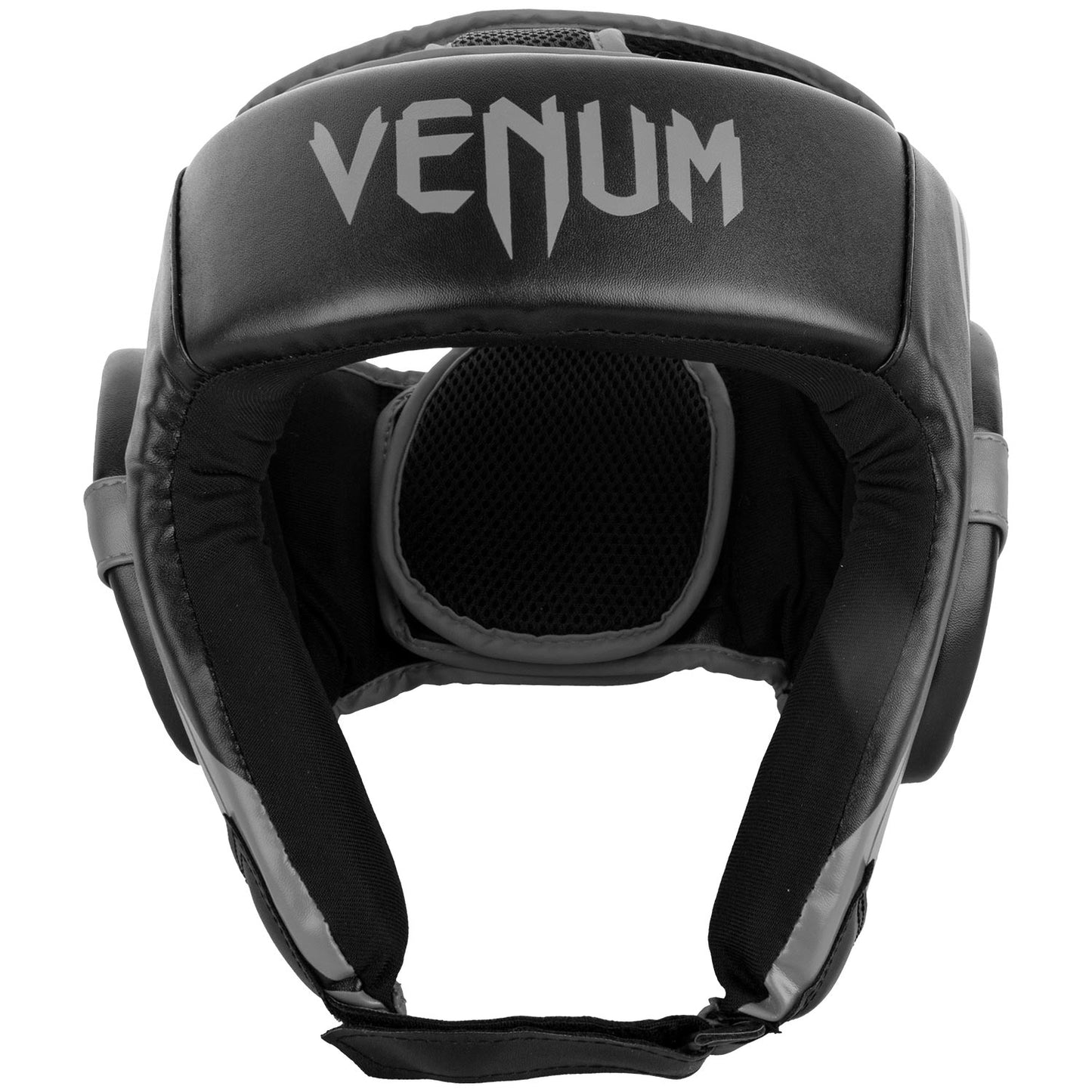 Venum Challenger Open Face Headgear - Black/Grey