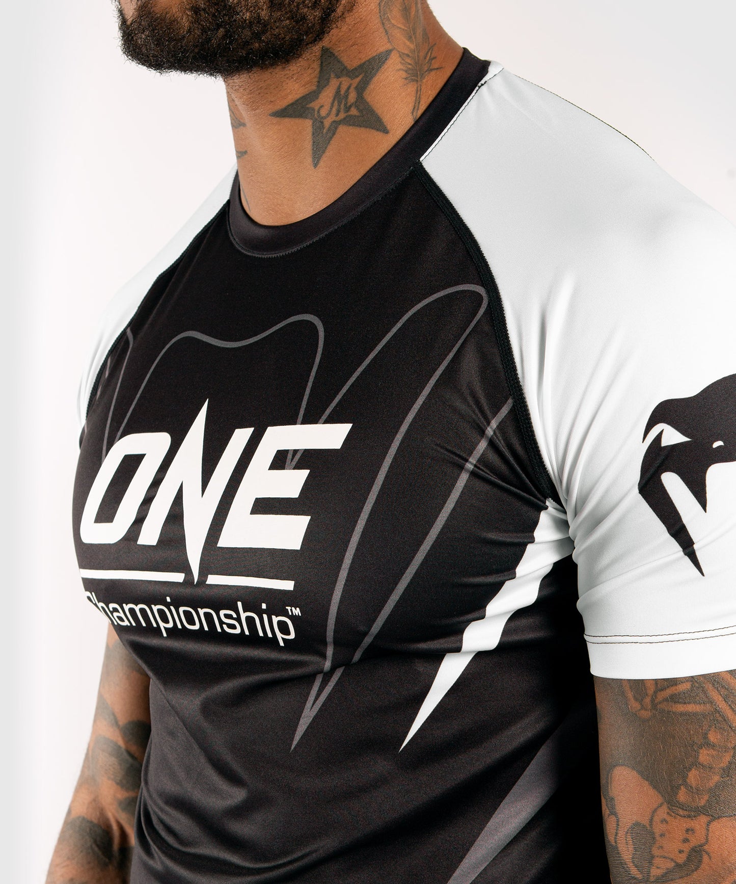 Venum x ONE FC Dry Tech T-shirt - White/Black