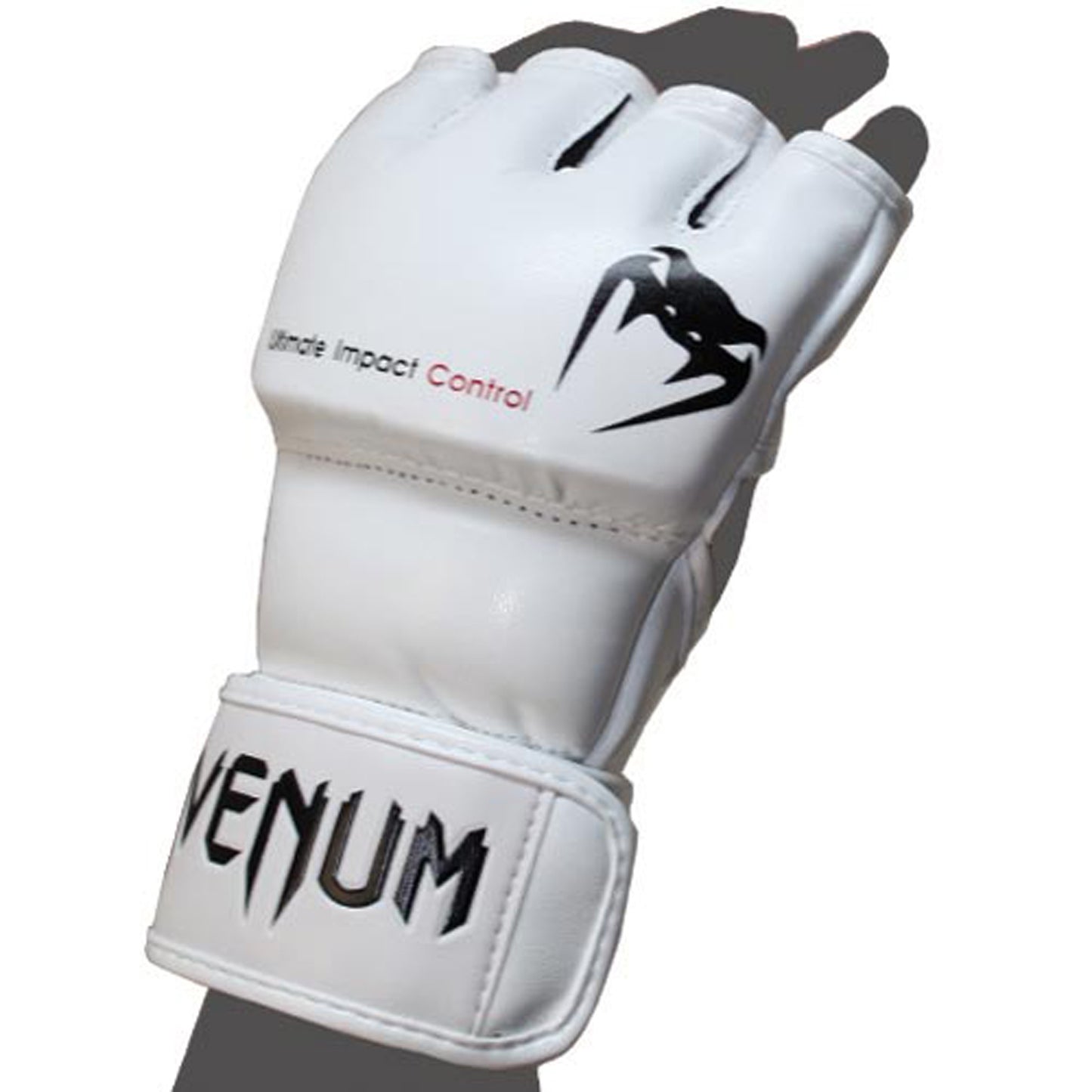 Venum Impact MMA Gloves - Skintex Leather - White