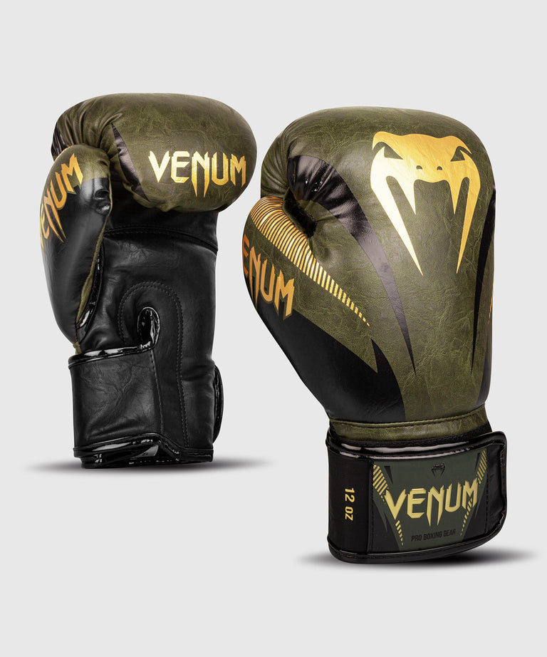 Venum Impact Boxing Gloves - Dark Camo/Sand - Venum Asia