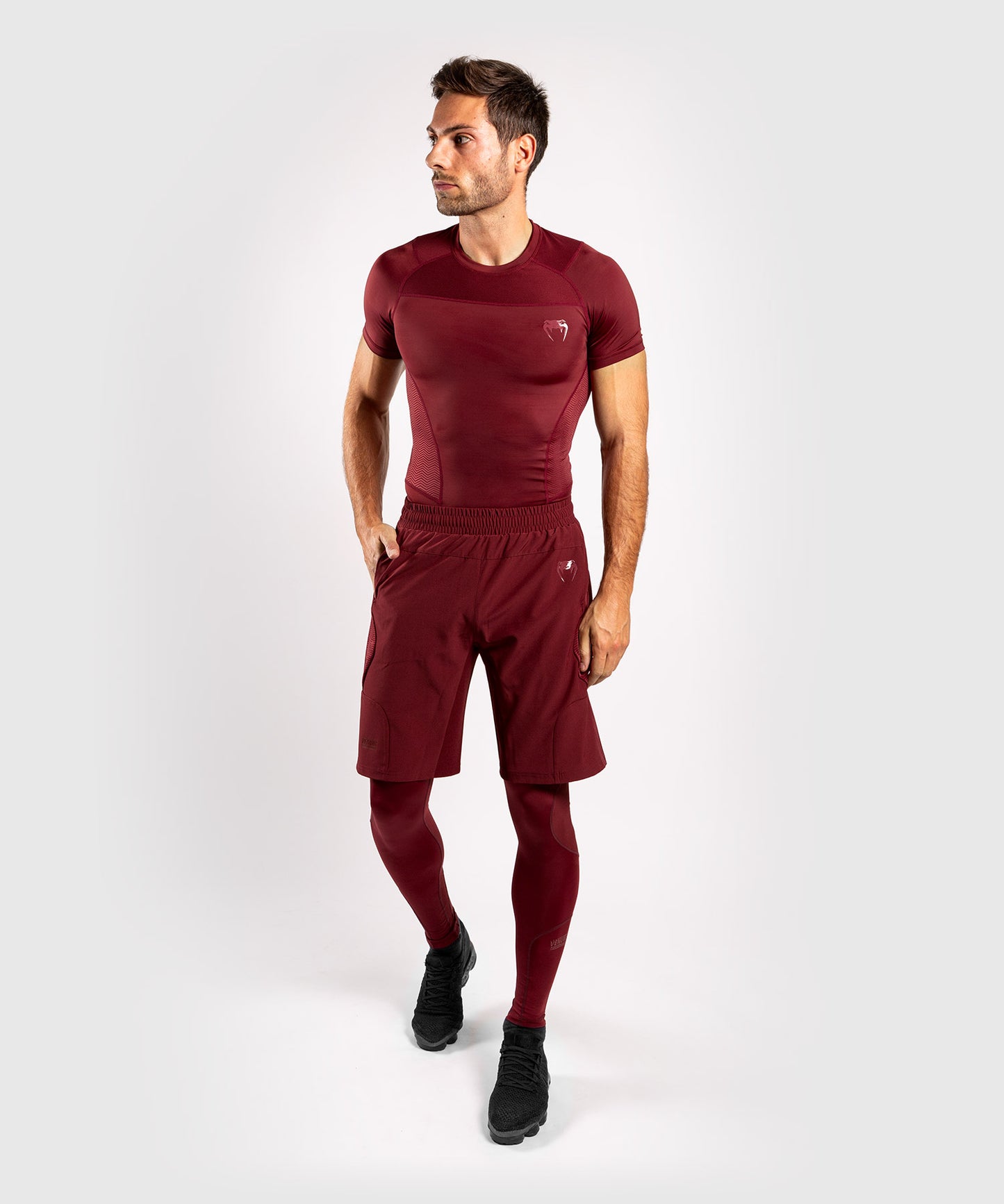 Venum G-Fit Compression Tights - Burgundy