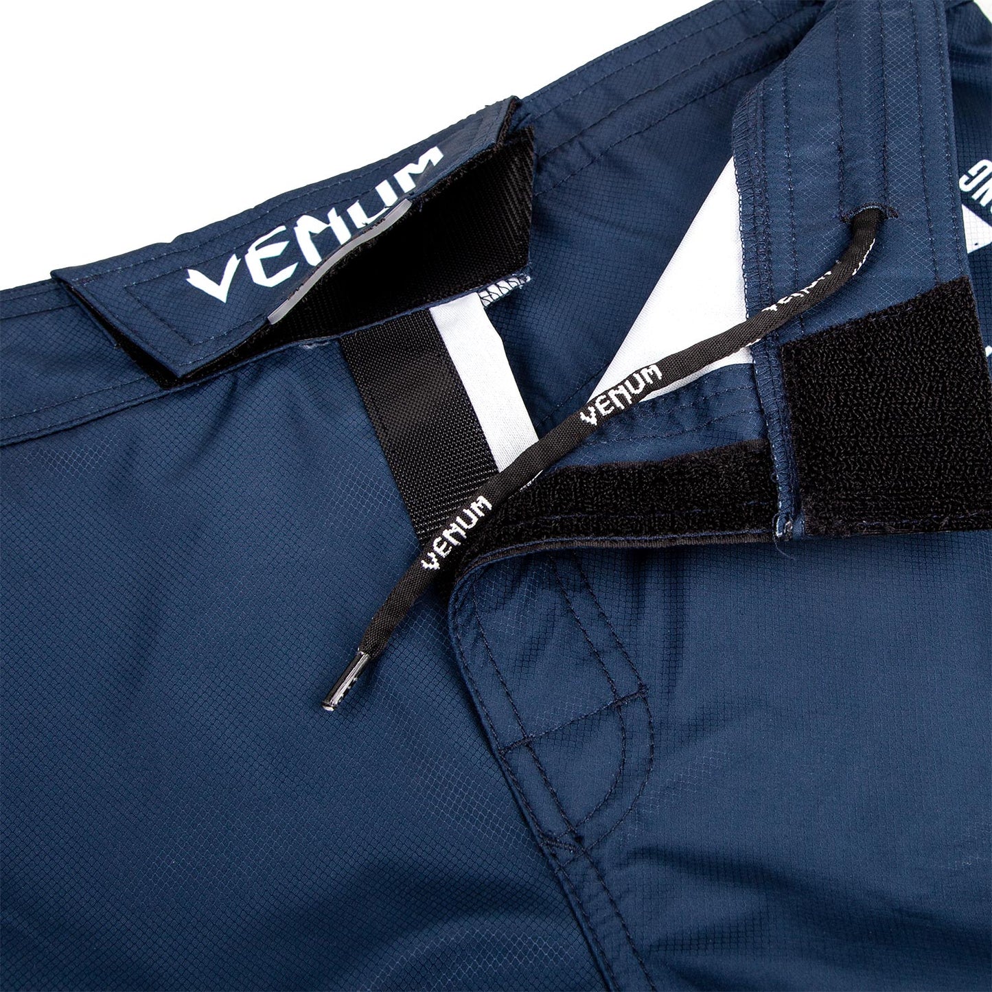 Venum Signature Fightshorts - Navy Blue/White