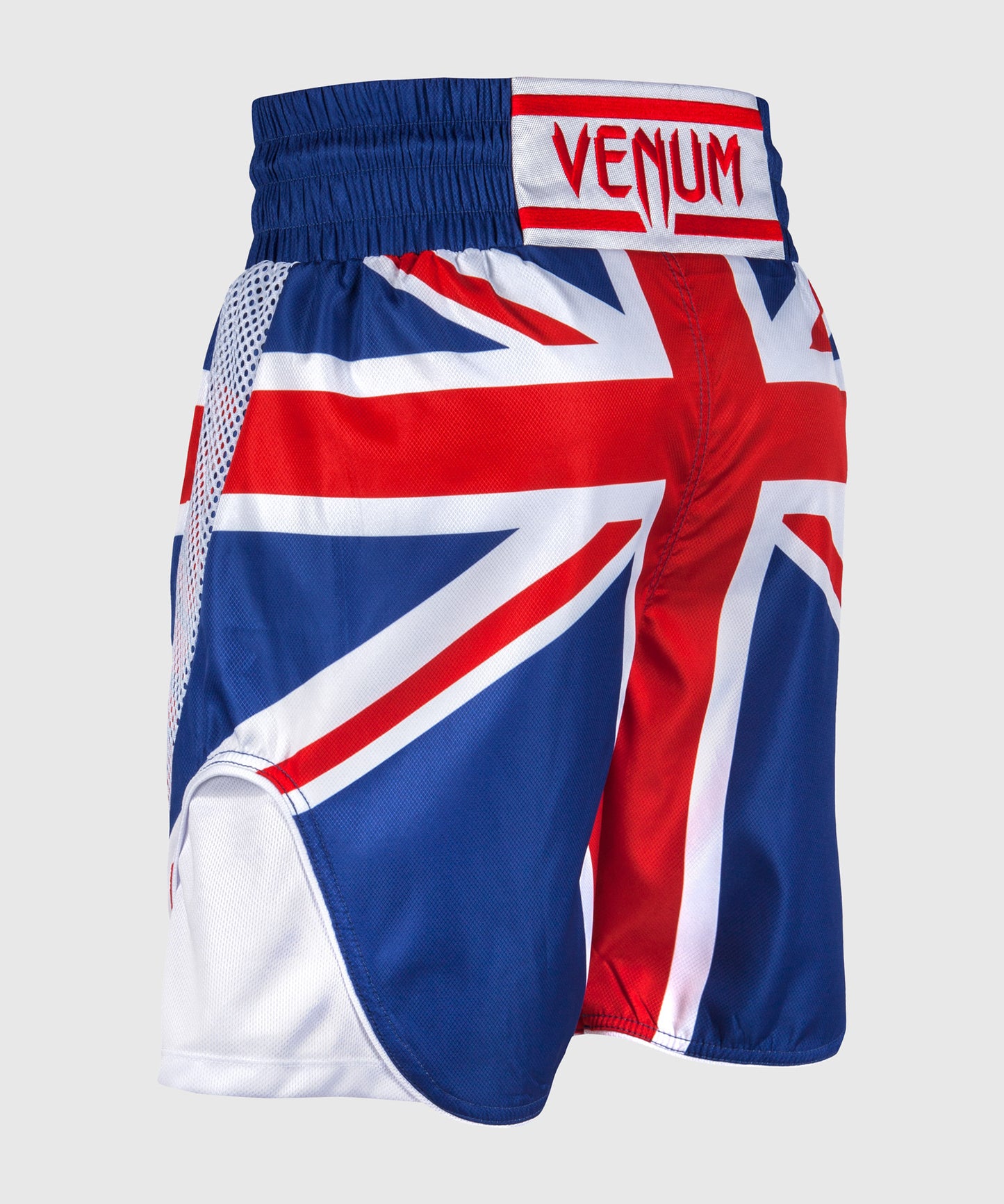 Venum Elite Boxing Shorts - UK - Blue/Red-White
