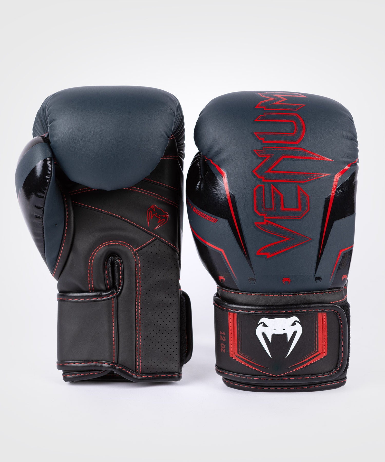 Venum Elite Evo Boxing Gloves - Navy/Black/Red - Venum Asia