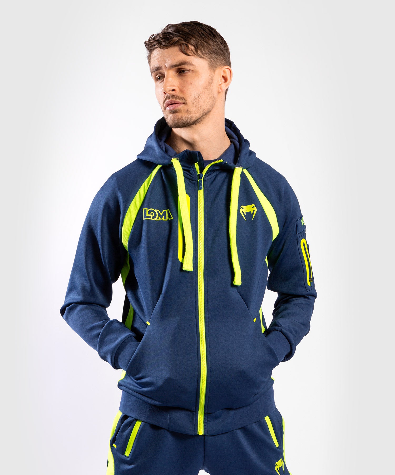 Venum Origins Hoodie Loma Edition Blue/Yellow - Venum Asia