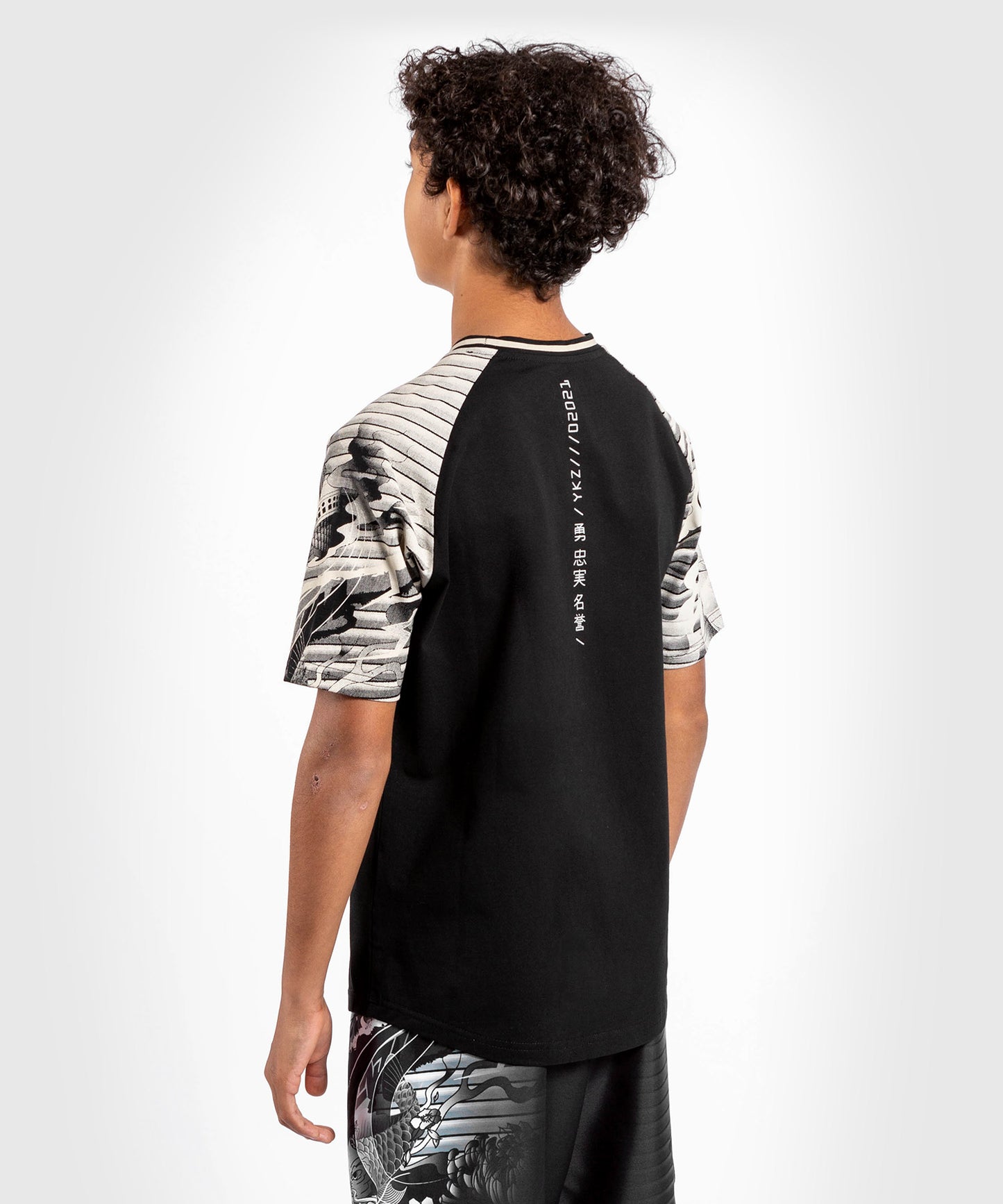 Venum YKZ21 Kids T-shirt – Black/White