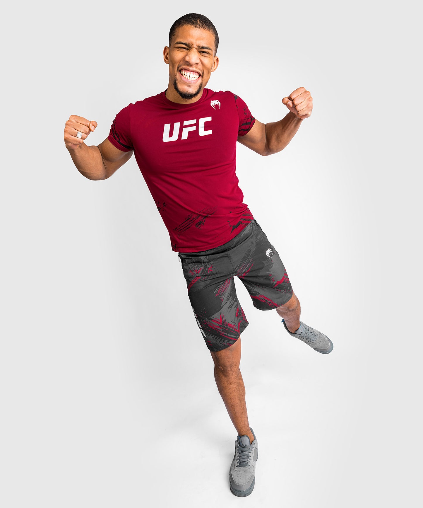 UFC Venum Authentic Fight Week Men’s 2.0 Short Sleeve T-Shirt - Red