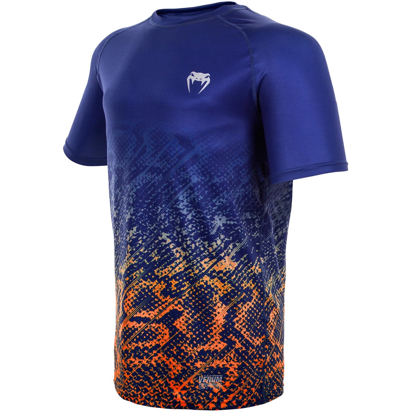 Venum Tropical Dry Tech T-Shirt - Blue/Orange