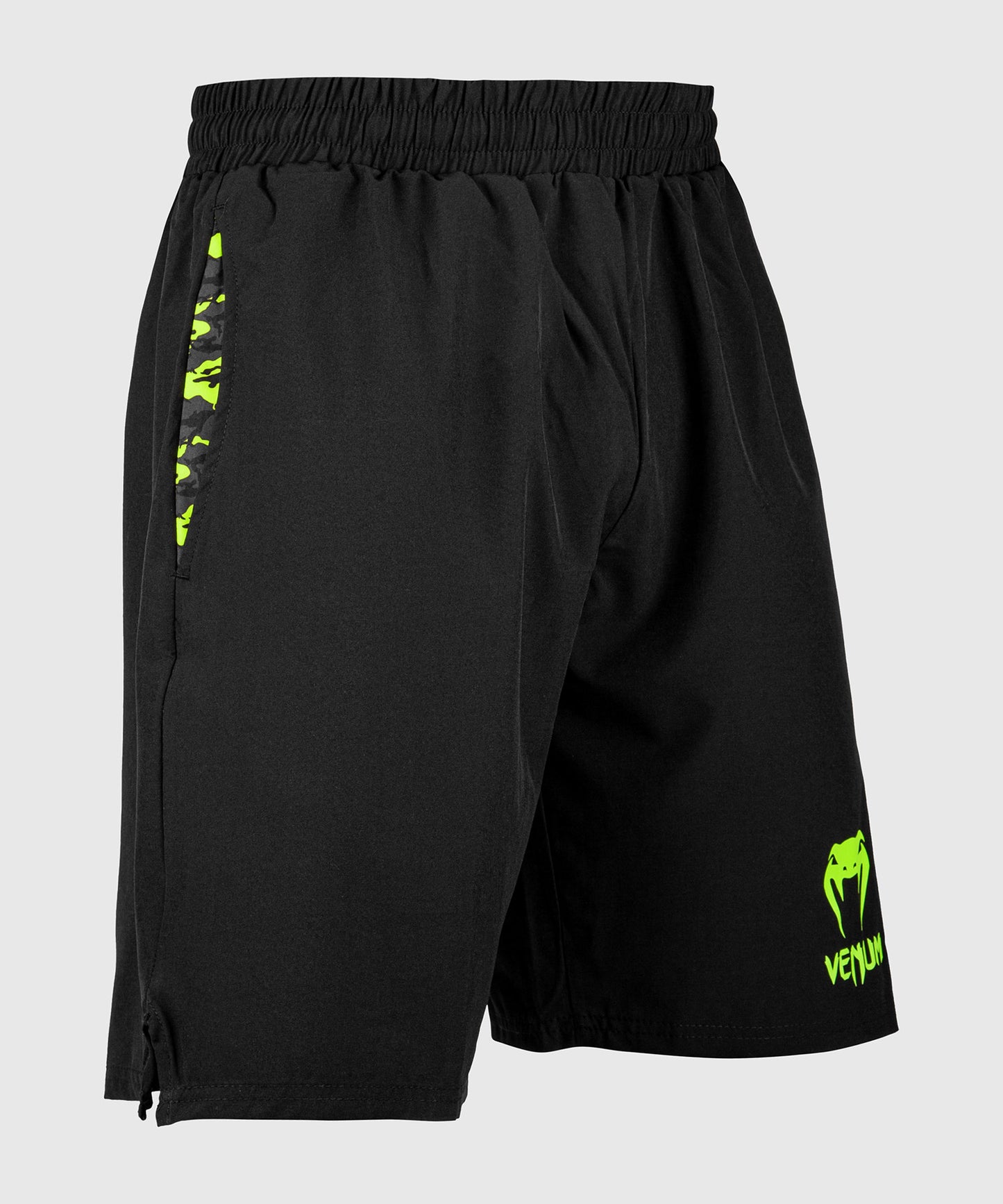 Venum Classic Training Shorts - Black/Neo Yellow