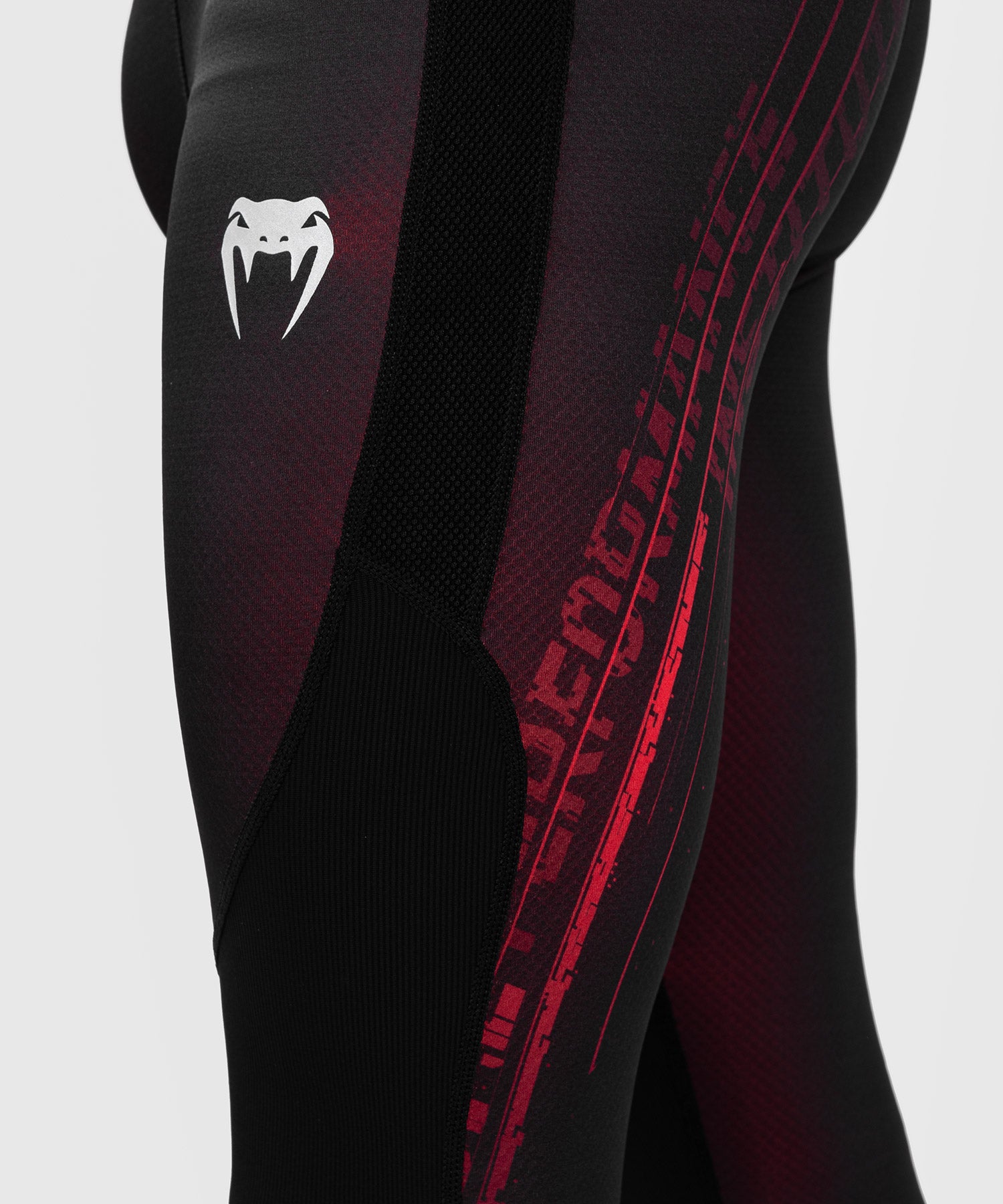 Pantalon de compression pour hommes UFC Performance Institute 2.0 - Noir/Rouge - Pantalons de compression