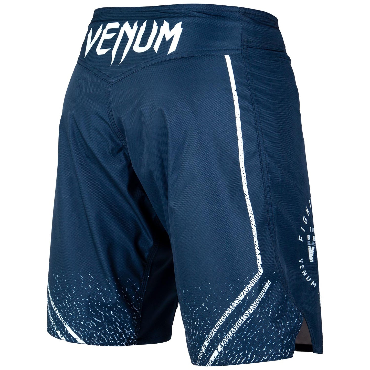 Venum Signature Fightshorts - Navy Blue/White