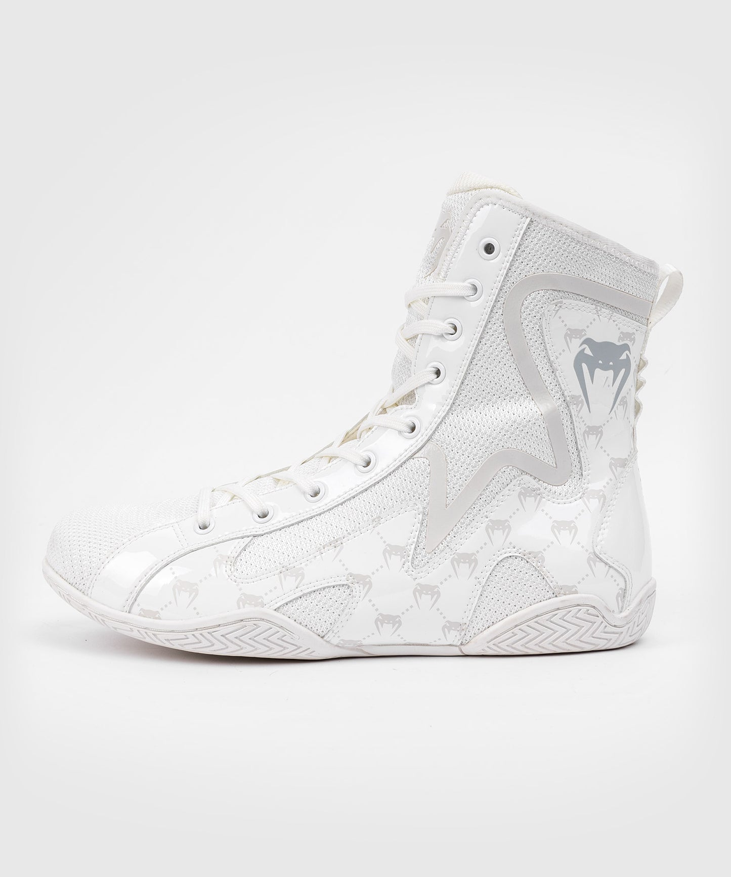 Venum Elite Evo Monogram Boxing Shoes - White/Off-White