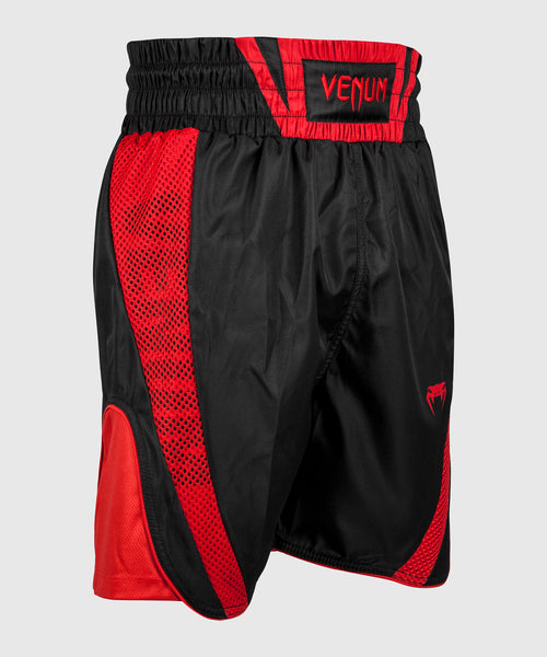 Venum Elite Boxing Shorts - Black/Red - Venum Asia