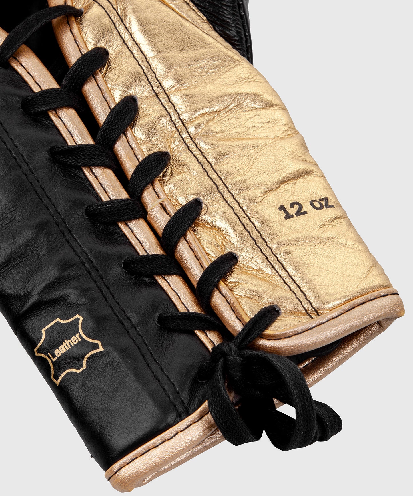 Venum Shield Pro Boxing Gloves - With Laces - Black/Gold